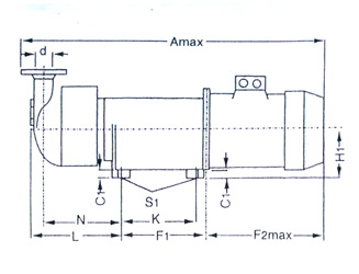 2BV型水�h式真空泵的安�b尺寸